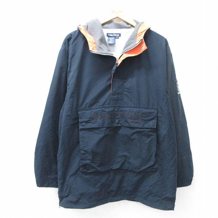 NAUTICA（ノーティカ） XL/古着 長袖 ブランド ハーフジップ