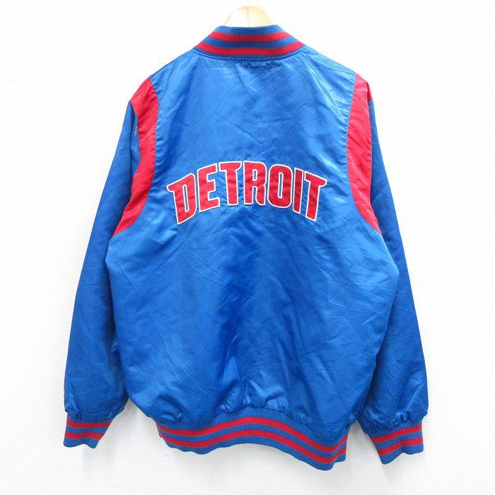 XL/古着 長袖 ジャケット メンズ NBA デトロイトピストンズ