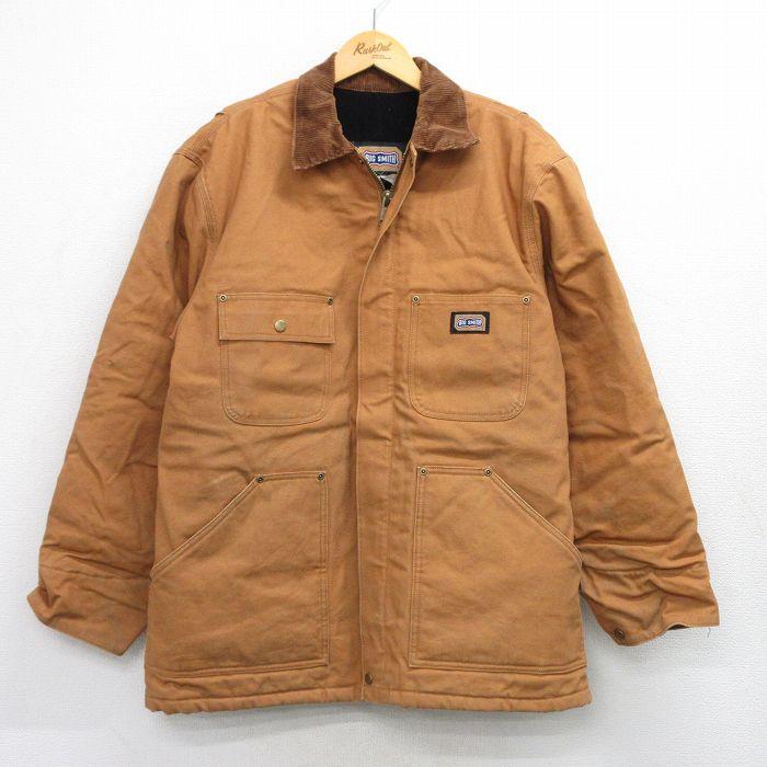XL/古着 ビッグスミス 長袖 ジャケット メンズ 襟コーデュロイ ダック