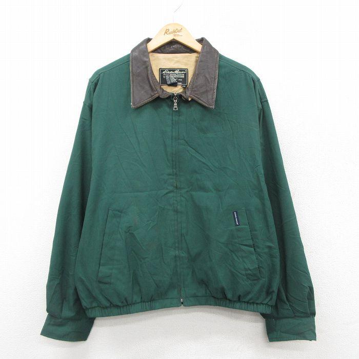 Eddie Bauer（エディーバウアー） XL/古着 長袖 ジャケット スイング 