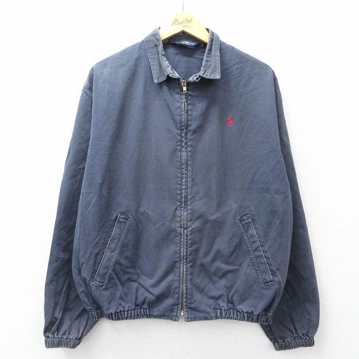 XL/古着 ラルフローレン 長袖 ブランド ジャケット スイングトップ