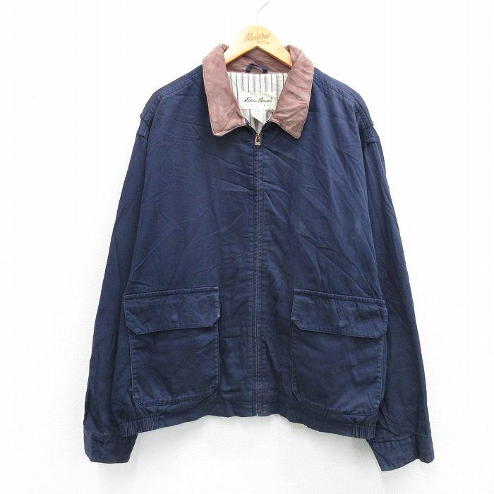 XL/古着 エディーバウアー 長袖 ジャケット スイングトップ メンズ 00