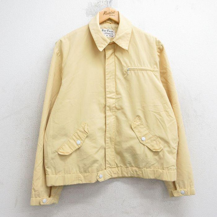 L/古着 JCペニー 長袖 ジャケット スイングトップ メンズ 80年代 80s