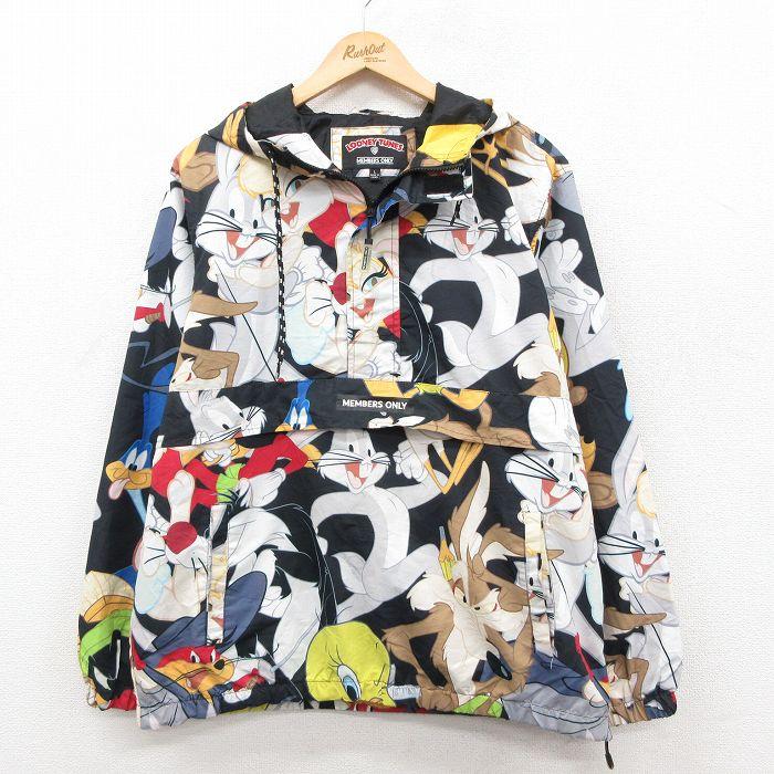 XL/古着 メンバーズオンリー 長袖 ハーフジップ ジャケット パーカー 