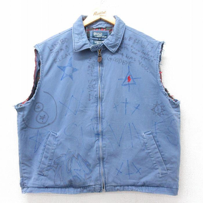 XL/古着 ラルフローレン 長袖 ブランド ジャケット スイングトップ