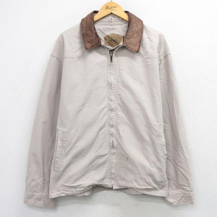 ウールリッチ　正規品　ウールジャケット　ベージュ　ジップアップ　ヴィンテージ WOOLRICH（ウールリッチ） ロゴワッペン付 フーデッドダウンジャケット
