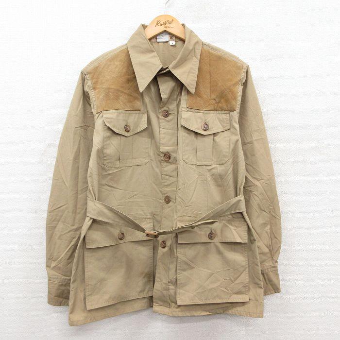 M/古着 カベラス 長袖 サファリ ジャケット メンズ 80年代 80s
