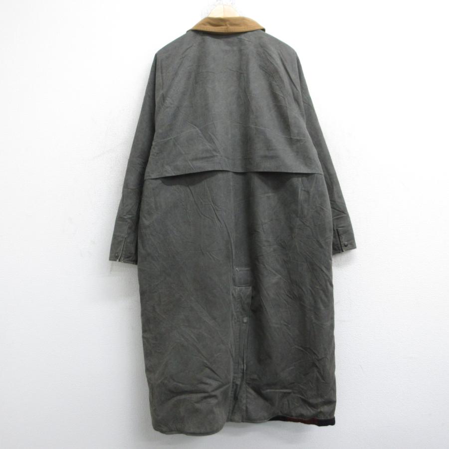 XL/古着 レイクランド LAKELAND 長袖 コート メンズ 80年代 80s ラグラン 大きいサイズ ロング丈 USA製 濃緑系 内側ウール【spe】 26jan13 XL/古着 レイクランド LAKELAND 長袖 コート メンズ 80年代 80s