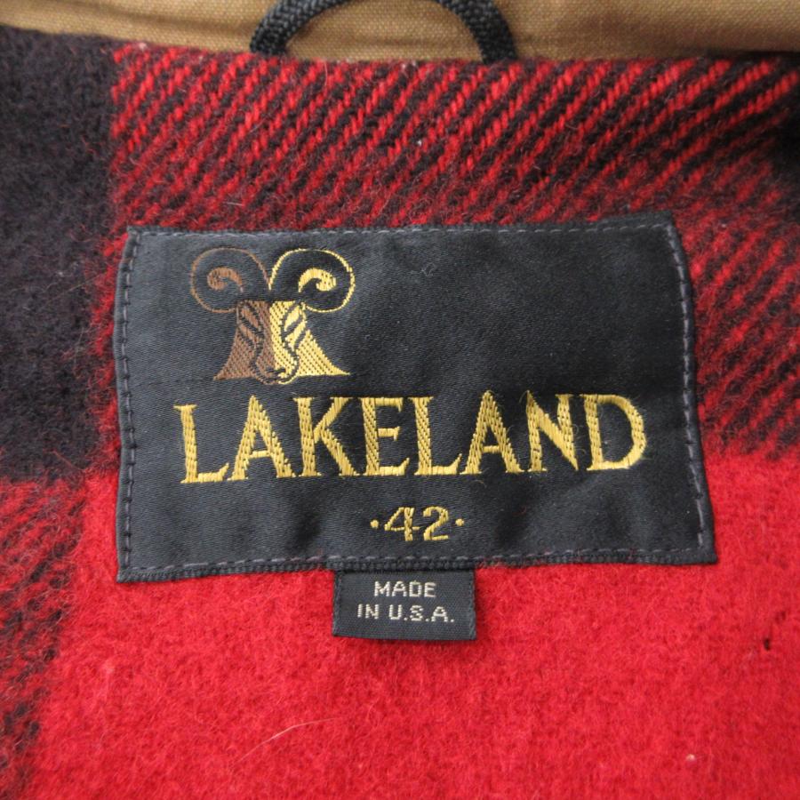 XL/古着 レイクランド LAKELAND 長袖 コート メンズ 80年代 80s