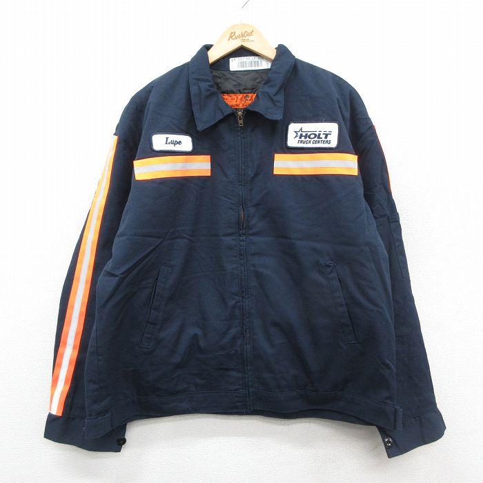 RED KAP（レッドキャップ） XL/古着 長袖 ワーク ジャケット メンズ 00