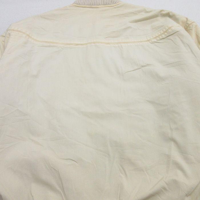 XL/古着 長袖 ダービー ジャケット メンズ 80年代 80s 生成り 内側ボア
