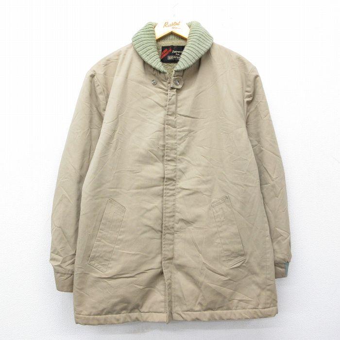 XL/古着 シアーズ 長袖 ファラオ ジャケット メンズ 70年代 70s ベージュ 内側ボア【spe】 26feb20 XL/古着 シアーズ 長袖 ファラオ ジャケット メンズ 70年代 70s