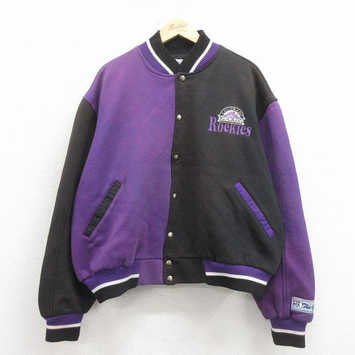 MLB 【20%OFF】XL/古着 長袖 ジャケット スタジャン メンズ 90年代 90s 