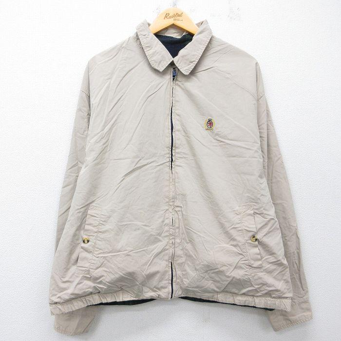 XL/古着 トミーヒルフィガー 長袖 ブランド ジャケット スイングトップ