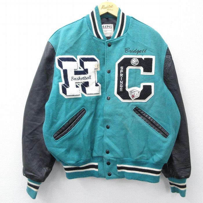 DeLONG スタジャン ネイビー/グリーン Tom '92 DeLONG スタジャン ネイビー/グリーン Tom '92 DeLONG スタジャン