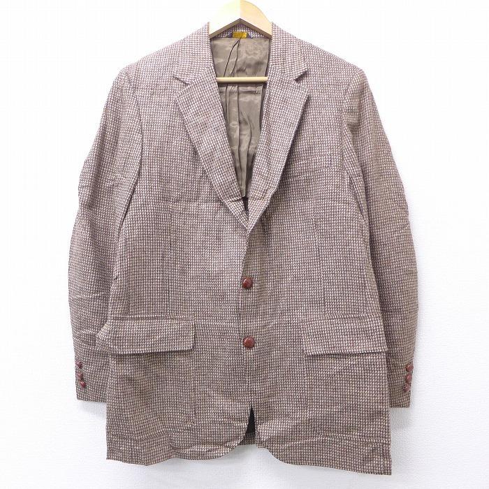 S 古着 長袖 テーラード ジャケット 90s 茶他 ブラウン 21jan07 中古 メンズ アウター Outa 古着屋rushout 通販 Yahoo ショッピング