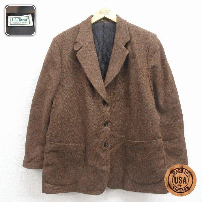 L.L.Bean（エルエルビーン） L/古着 長袖 テーラード ジャケット 
