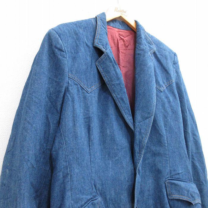 Lee（リー） M/古着 長袖 テーラード ジャケット メンズ 80年代 80s 