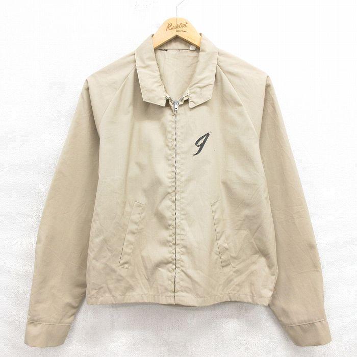 L/古着 長袖 ビンテージ ジャケット スイングトップ メンズ 70s 