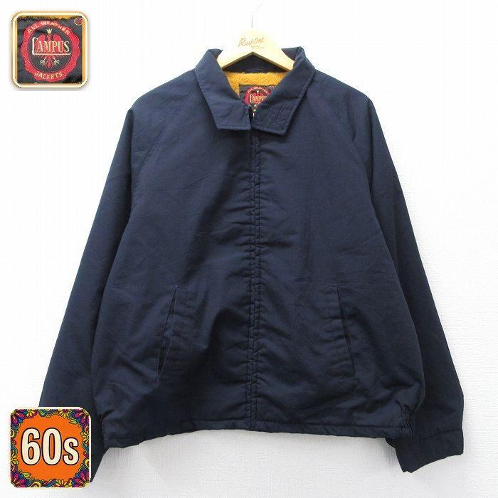 XL/古着 キャンパス 長袖 ビンテージ ジャケット スイングトップ 