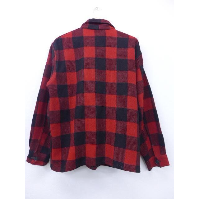 L 古着 ビンテージ ウール ジャケット 赤 レッド バッファロー チェック 19jan23 中古 メンズ アウター Ouwl1818 古着屋rushout 通販 Yahoo ショッピング