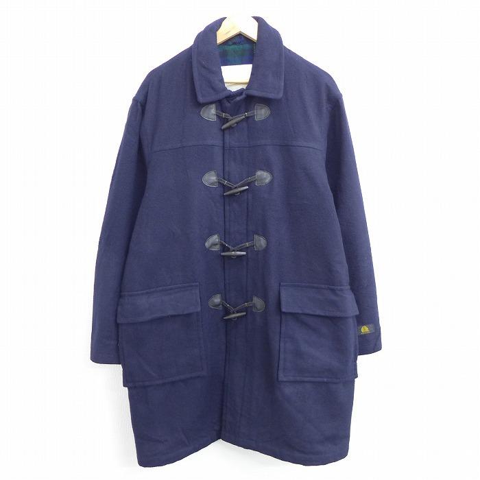 感謝価格 Xl 古着 長袖 ウール ダッフル コート ロンドンフォグ 大きいサイズ ロング丈 紺 ネイビー Spe oct メンズ アウター 高質で安価 Aidamedicalcenter Com