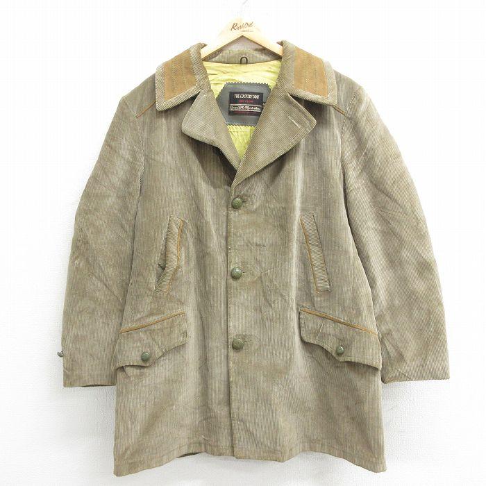 シアーズコーデュロイジャケット70s 70sシアーズSearsコーデュロイジャケット裏ボアランチコート茶