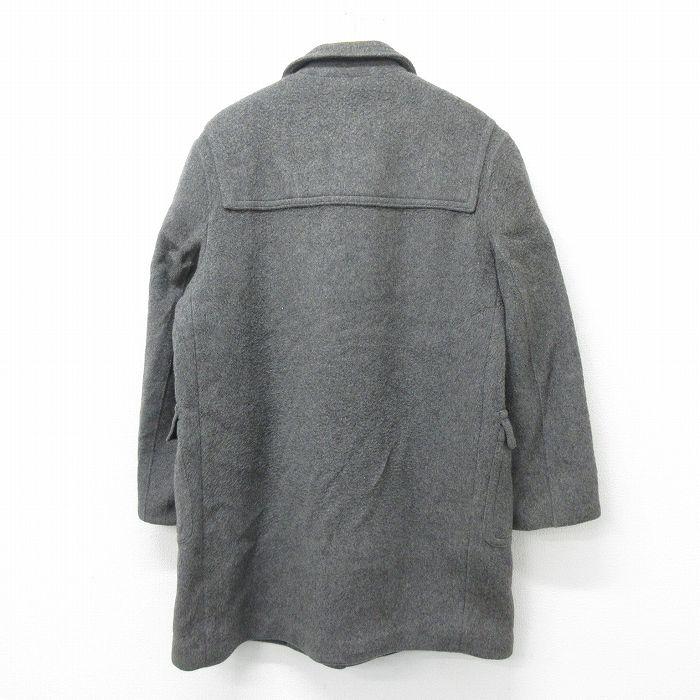 XL/古着 長袖 ダッフル コート メンズ 80s ロング丈 グレー 24oct17 