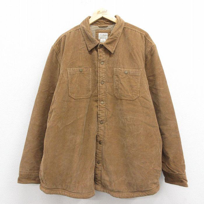 L.L.Bean（エルエルビーン） XL/古着 LLBEAN 長袖 コーデュロイ