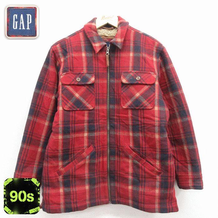 GAP（ギャップ） S/古着 長袖 ウール ジャケット メンズ 90年代 90s 赤 