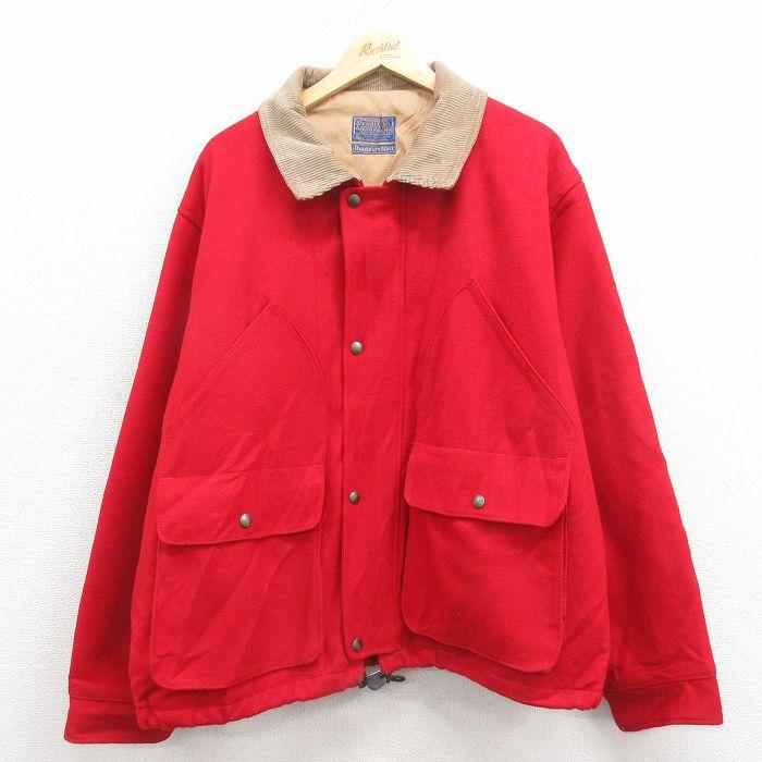 XL/古着 ペンドルトン 長袖 ウール ジャケット メンズ 80年代 80s