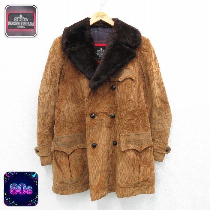 20%OFF】L/古着 長袖 コーデュロイ ジャケット メンズ 80年代 80s 襟 