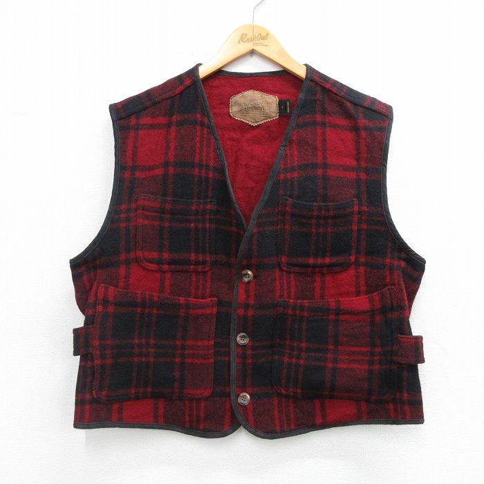 WOOLRICH（ウールリッチ） L/古着 ウール ベスト メンズ 90年代 90s 