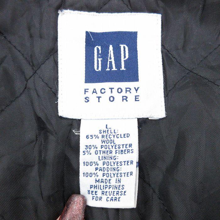 XL/古着 ギャップ GAP 長袖 ウール ジャケット メンズ 00年代 00s 大きいサイズ 黒 内側キルティング【spe】 26jan05 GAP（ギャップ） XL/古着 長袖 ウール ジャケット メンズ 00年代 00s