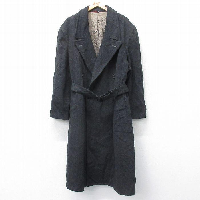 XL/古着 長袖 ウール コート メンズ 90年代 90s 大きいサイズ ロング丈 USA製 黒 26jan06 XL/古着 長袖 ウール コート メンズ 90年代 90s 大きいサイズ ロング丈