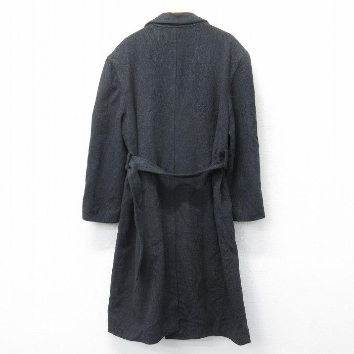 XL/古着 長袖 ウール コート メンズ 90年代 90s 大きいサイズ ロング丈