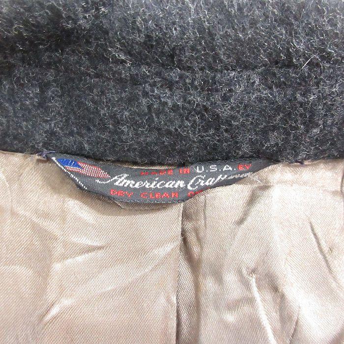 XL/古着 長袖 ウール コート メンズ 90年代 90s 大きいサイズ ロング丈