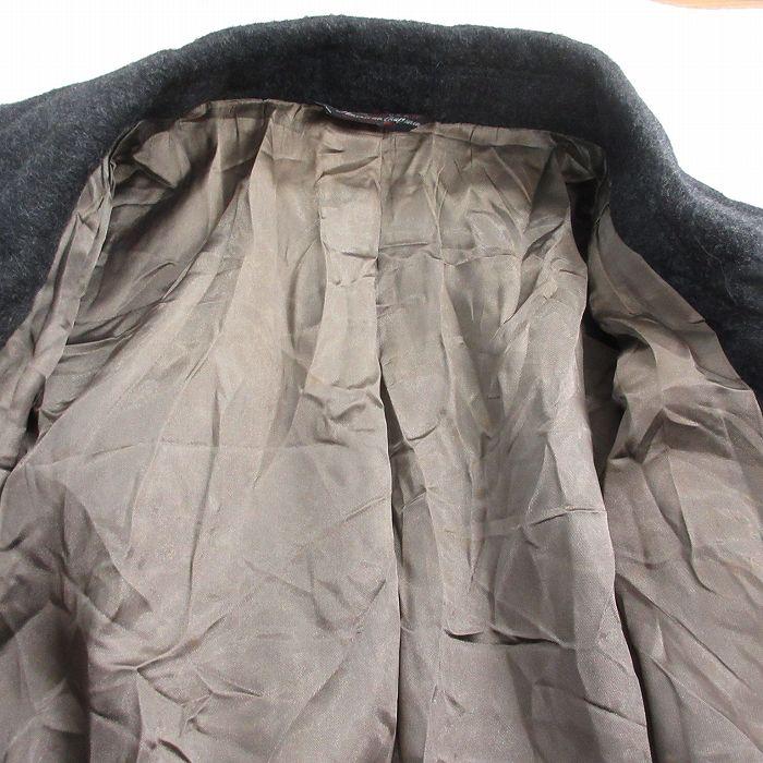XL/古着 長袖 ウール コート メンズ 90年代 90s 大きいサイズ ロング丈