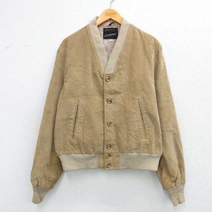 L/古着 JCペニー 長袖 ビンテージ コーデュロイ ジャケット メンズ 70 