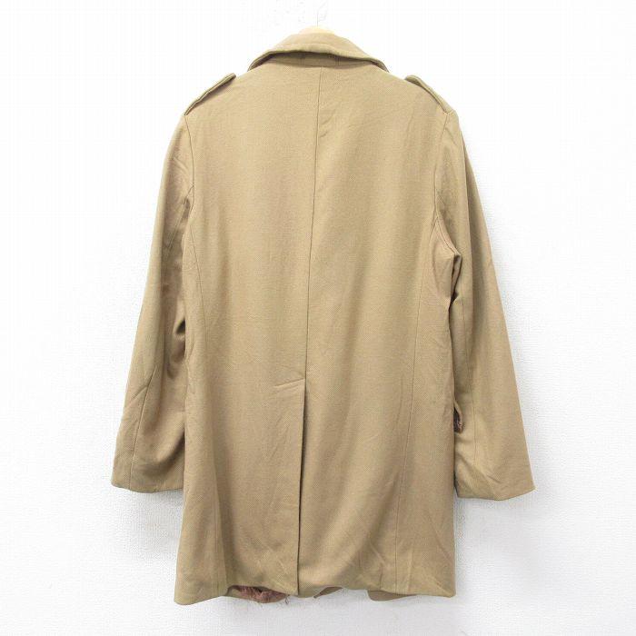M/古着 長袖 ウール コート メンズ 80年代 80s ロング丈 イングランド