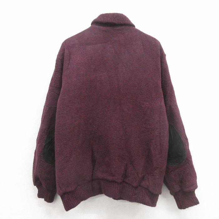XL/古着 長袖 ウール ジャケット メンズ 90年代 90s 大きいサイズ
