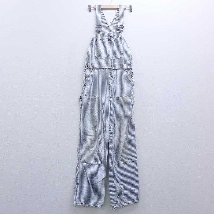 70s MONTGOMERY WARD オーバーオール ヒッコリー ストライプ