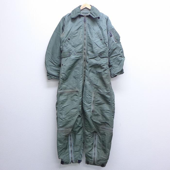 W37/古着 長袖 ビンテージ ミリタリー ツナギ フライトスーツ 60s CWU