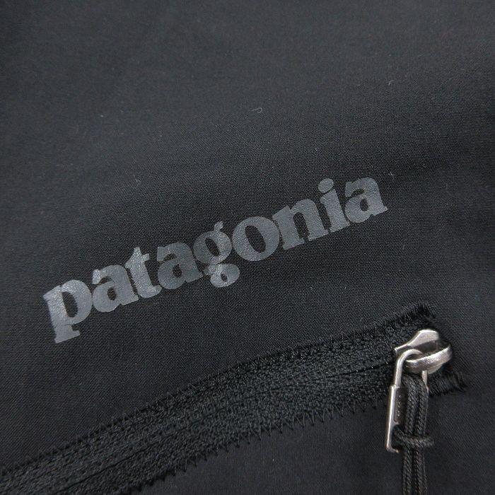 patagonia（パタゴニア） W31/古着 オーバーオール メンズ 黒 内側