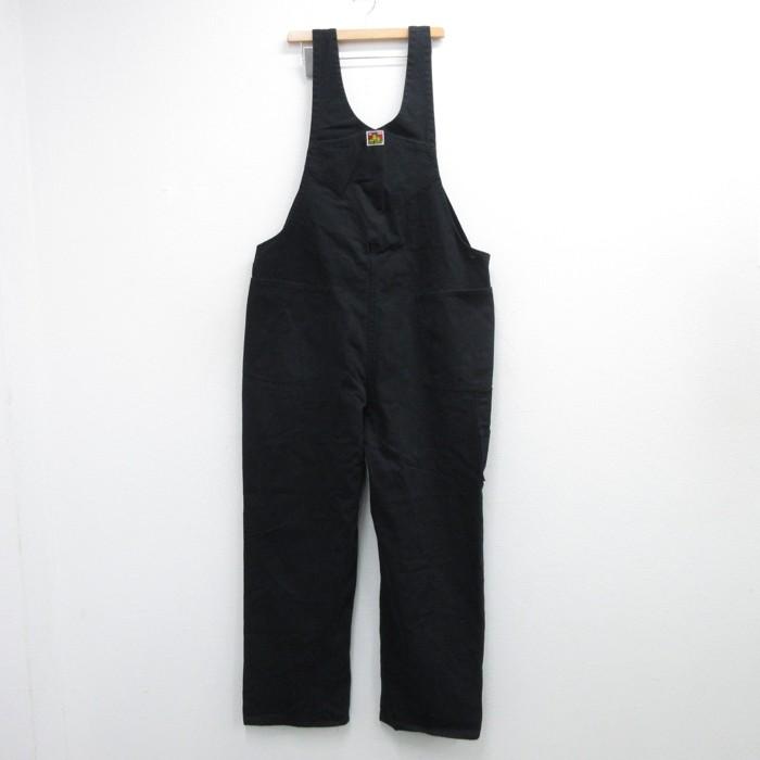 BEN DAVIS（ベンデイビス） W46/古着 メンズ オーバーオール ダック地