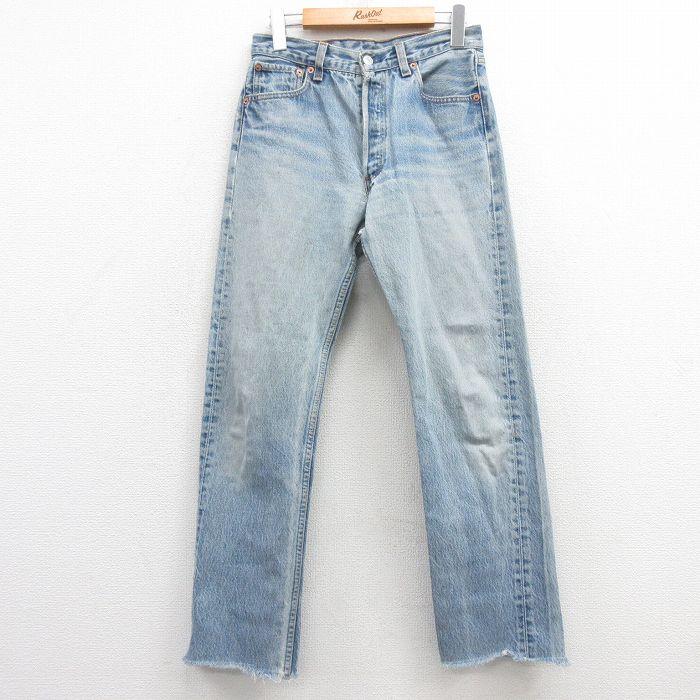 Levi's（リーバイス） W29/古着 ジーンズ Levis 501 メンズ 90s ヒゲ