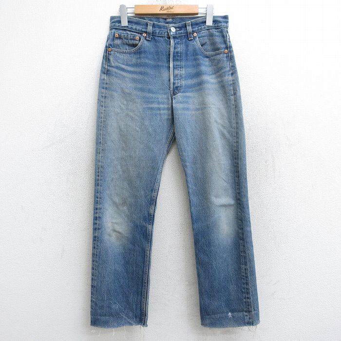 Levi's（リーバイス） W31/古着 ジーンズ Levis 501 メンズ 90s ヒゲ