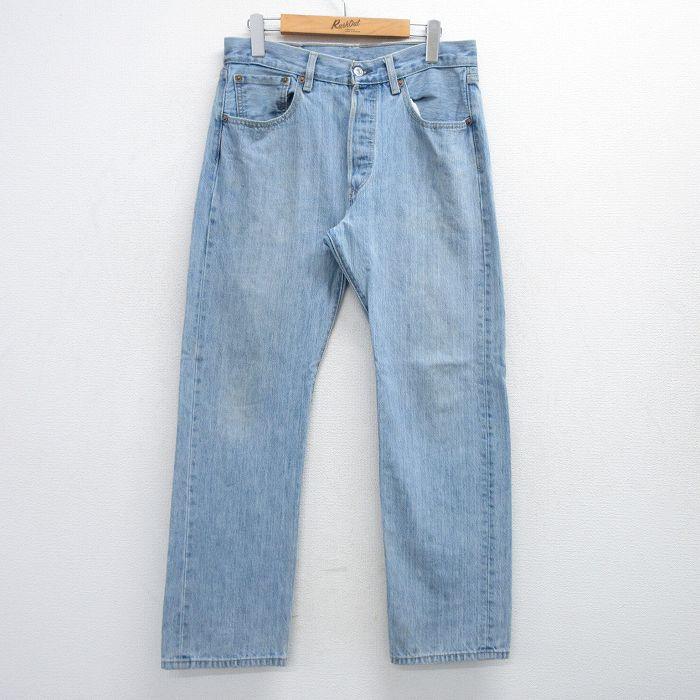 リーバイス501 Levis W32 ブルーデニム 青 古着 00s 18939 Levi's（リーバイス） W32/古着 ジーンズ Levis 501 メンズ 00s