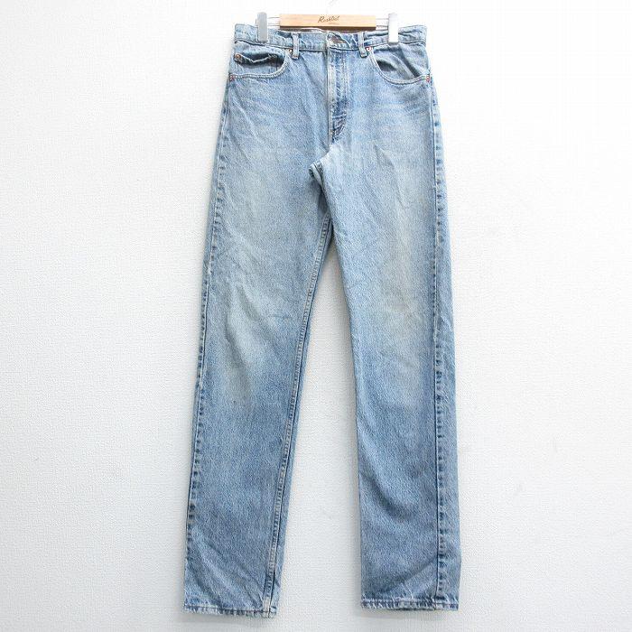30%OFF】W33/古着 ジーンズ Levis リーバイス 505 メンズ 90s ヒゲ 