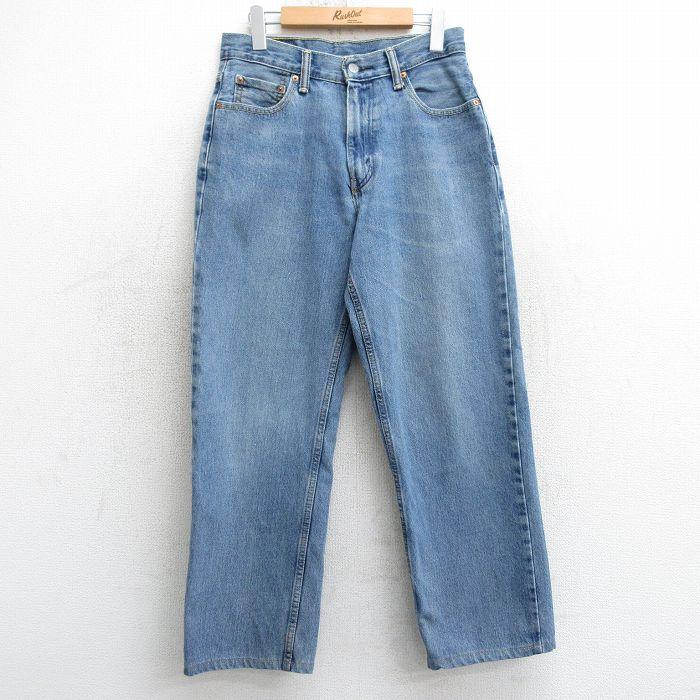 Levi's（リーバイス） W29/古着 ジーンズ Levis 550 メンズ ヒゲ